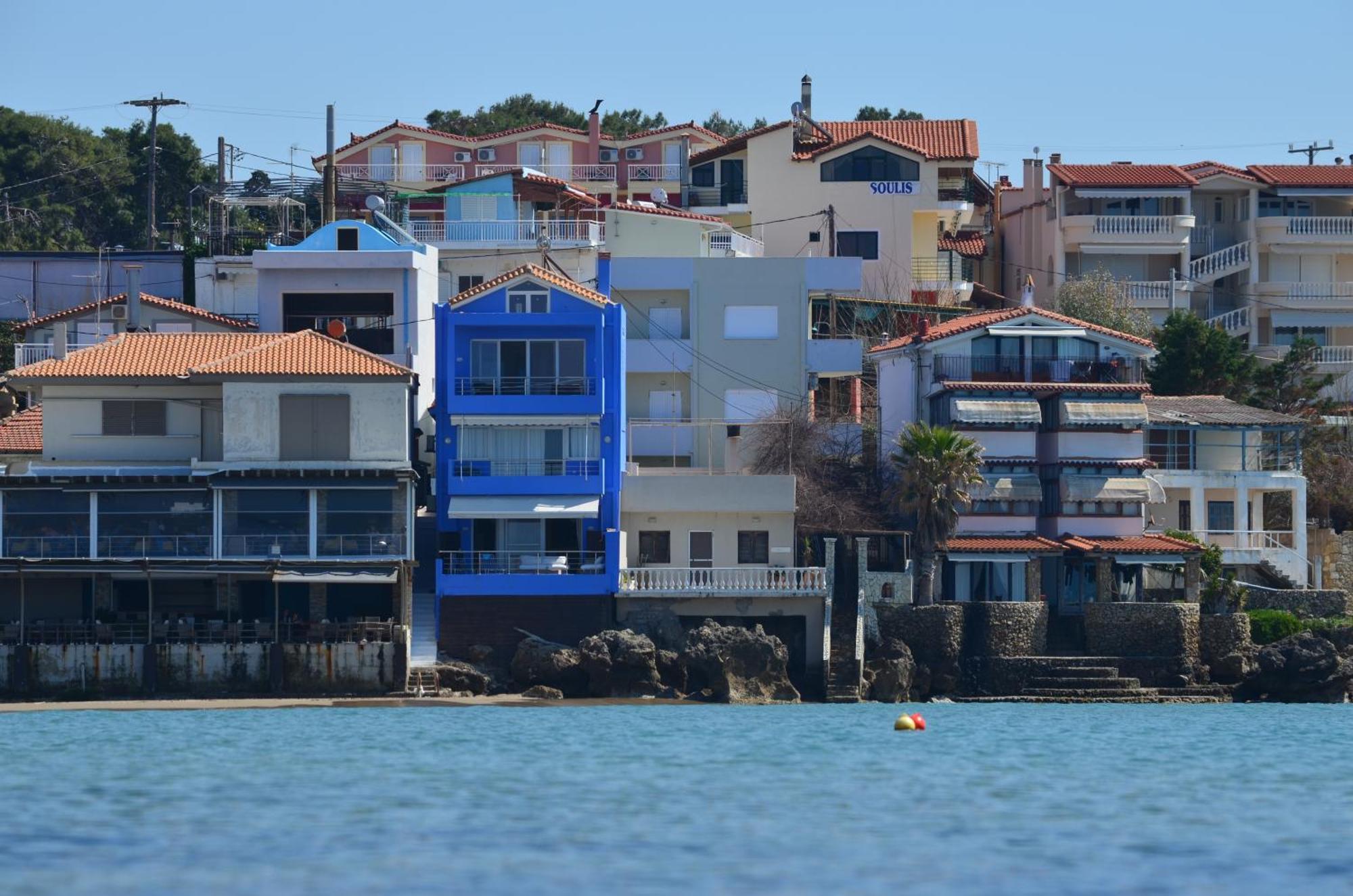 La Casa Azul Villa Arkoúdi Eksteriør bilde
